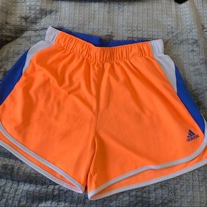 Orange and Blue Adidas Shorts